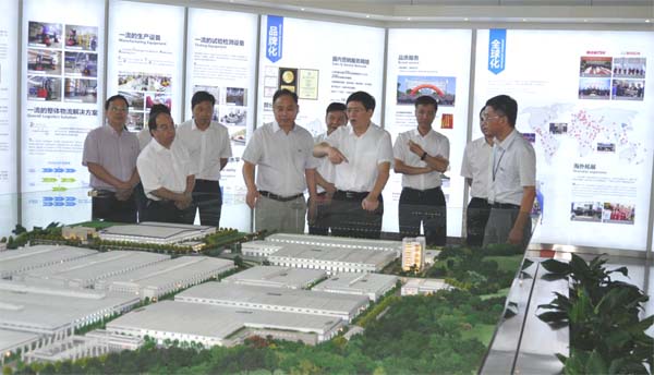 浙江省委常委、組織部長黃建發(fā)赴杭叉集團調(diào)研